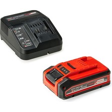 Leaf Shop Einhell 4 Ah Plus Power X-Change Başlangıç Seti (1x 18V 4 Ah Akü, 1 x 3A Şarj Cihazı, 75 Dakika Şarj Süresi, Tüm Power X-Change Cihazları Için Uygundur)