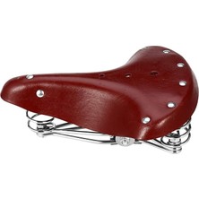 Leaf Shop Vintage Klasik Bisiklet Selesi - Rahat Pu Deri Koltuğu - Retro Cruiser Yol Touring Bmx Için