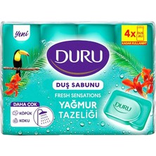 Leaf Shop Fresh Sensations Extra Yağmur Ormanı Sabun, 150 Gramx4