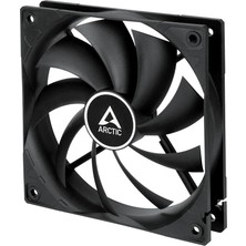 Leaf Shop F12 - Pc Fanı, 120 mm Standart Kasa Fanı, Sessiz Fan, Standart Gövdeli Kasa Fanı, Itme Veya Çekme Yapılandırması Mümkün, 1350 Rpm - Siyah