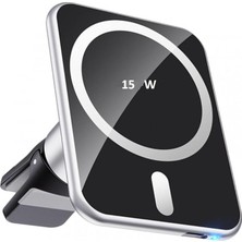 Leaf Shop HP-A07 15W Kablosuz Şarj Araba Telefon Tutucu Ayarlanabilir Havalandırma Için Magsafe Yüksek Kalite Tutucu Premium