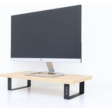 Leaf Shop Monitör Standi – Laptop Standi – Monitör Yükseltici – Mdf Lam – Safir Meşe – WMS2650