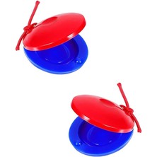 Leaf Shop Orf-Sp-11 Örf Aletleri Avuç Içi Kastanyet Seti Parmak Zili (1 Set)