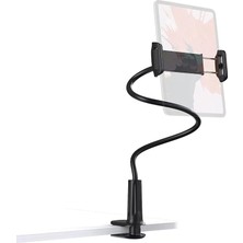 Leaf Shop 70 cm Akrobat Esnek Tablet ve Telefon Tutucu Stand Siyah