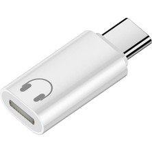 Leaf Shop Usb-C - 8pin (Lightning) Kulaklık Adaptörü | Hi-Fi Ses Kalitesi | Mikrofon ve Kumanda Destekli Otglv