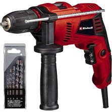 Leaf Shop Darbeli Matkap Te-Id 500 E (550 W, Hızlı Mandren, Devir Ayarı, Metal Dişli Kutusu, Kademesiz Ayarlanabilir Delme Derinliği Mesnedi, 5 Taş Matkabı Ucu Dahil) - 4259610
