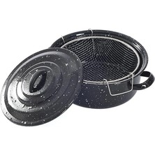 Leaf Shop Yanmaz ve Yapışmaz Fritöz Kızartma Tenceresi