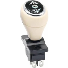 Leaf Shop Joystick Kcd4 Anahtar Push Beyaz Ileri Geri Vites Kolu 16A 250V Akülü Çocuk Arabası Vinç