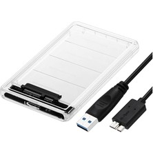 Leaf Shop 2.5 Inç Sata Harddisk Saklama Kutusu, Şeffaf Pleksi Kasa, Tak Çalıştır 2.5'' Uyumlu Harddisk Saklama Kutusu, Disk Koruma Kutu