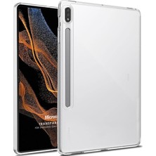 Leaf Shop Samsung Galaxy Tab S10 Ultra X920 Kılıf Transparent Soft Şeffaf [galaxy Tab S10 Ultra X920 ile Uyumlu Kılıf - Şeffaf]