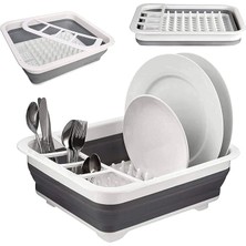 Leaf Shop Katlanabilir Bulaşık Kurutmalık, Yer Kaplamaz Minimal Tabaklık