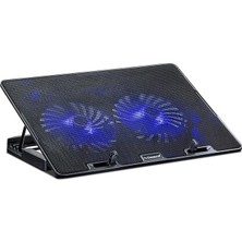 Leaf Shop M30 Gaming LED Notebook Soğutucu, 15.6", Mavi