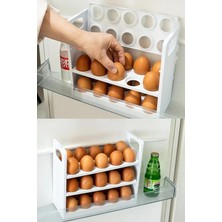 Leaf Shop Life 3 Katlı 30 Bölmeli Buzdolabı Içi Yumurtalık Organizeri MIT1094