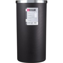 Leaf Shop Lenox Siyah 35 Lt Çöp Kovası M-E76-06