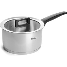 Leaf Shop 920NC Concept Saplı Tencere, Indüktif, Çap 20 Cm, 11 cm Yükseklik, 3,4 L, Tüm Ocak Türleri Için Uygundur, Paslanmaz Çelik, 200