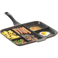 Leaf Shop 5 Gözlü Granit Tava