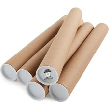 Leaf Shop Silindir Kutu Rulo Gönderi Tüpü Postüp 5 cm x 70 cm 5 Adet…