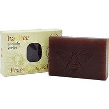 Harbee Propolis Özlü Doğal Sabun - Gözenek Sıkılaştırıcı Onarıcı El Yüz ve Cilt Bakımı Saf 100 gr