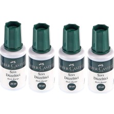 Faber-Castell Sıvı Düzeltici 20 ml 4'lü Hızlı Kurur Araç Gereçler İçin Pratik Çözüm