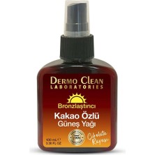 Leaf Shop Clean Kakao Özlü Bronzlaştırıcı Güneş Yağı 100 Mililitre