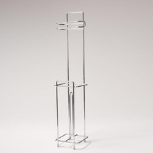 Leaf Shop Mark Premium Serisi Paslanmaz Yedekli Wc Kağıtlığı Krom