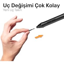 Leaf Shop VK640, VK1060, VK1060PRO, VK1200 Grafik Tablet Kalemi Için 10 Adet UÇ-NIPP05