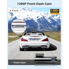 Leaf Shop 1296 P Çizgi Kamı, Wifi Mini Gizli Araba Kamera Ile, Gece Görüşlü Ses Kontrolü Araç Kaydedici, Wdr, Döngü Kayıt, G-Sensor, Süper Kapasitör (M300)