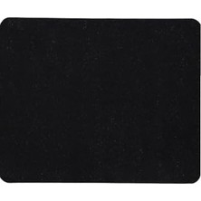 Leaf Shop Kum Desen Tip Kaymaz Taban Optik Bilgisayar Notebook Mouse Pad Maus Pad 17,5X21,5CM (Siyah)