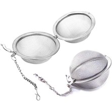Leaf Shop Home Metal Top Çay Süzgeci,topuz Çay Filtresi,bitki ve Yeşil Çay Için Paslanmaz Süzgeç,bardağa Asılabilir Topuz Çay Süzgeci