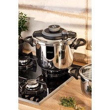 Leaf Shop Vera 6 Litre Siyah Düdüklü