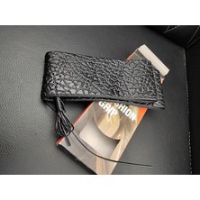 Leaf Shop Sarmalı Direksiyon Kılıfı, Koku Yapmaz Universal (Siyah)