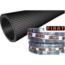 Leaf Shop Thermo Kauçuk Bezli Lüx Bahçe Sulama Hortumu Siyah 1 Parmak 50 Metre