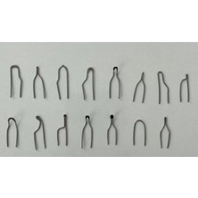 Leaf Shop - 15 Li Yedek Uç Seti - Gauss Ahşap Yakma Dağlama Makinesi Standart ve Gölgeleme Uç Seti