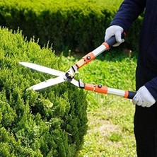 Leaf Shop Bahçe Çit Makası Alüminyum Saplı Budama Budayıcılar, Karbon Çelik Bıçaklar, Ağır Hizmet Yumuşak Tutma Saplı, Manuel Düzeltici