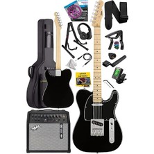 Leaf Shop TLX-50BK-50AMP Tele Kasa Maple Klavye 2 Single-Coil 50W Amfili Elektro Gitar