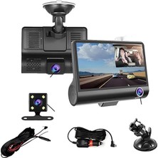 Leaf Shop Kameralı Araç Içi Kamera Sistemi, 4 Inç LCD Ekran, 1080P/60Hz, 170° Geniş Açı, USB Bağlantılı