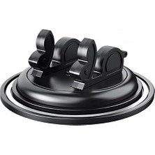 Leaf Shop Telefon Standı ve Telefon Tutucusu Vakumlu 360 Derece Dönebilir Son Derece Sağlam Tutan Araç Tutucu Telefon Standı Std-03