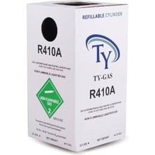 Leaf Shop Gas R410A Yeniden Doldurulabilir Tüpte Klima Gazı Soğutucu Akışkan Refillable Refrigerant Gas