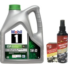 Leaf Shop 1 Esp 5W30 Motor Yağı 4 L + Gojo Araç Bakım Seti