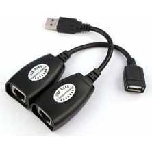 Leaf Shop USB Extansion Kablo Cat6 USB Uzatma Kablosu Cat5 USB Uzatma Kablosu