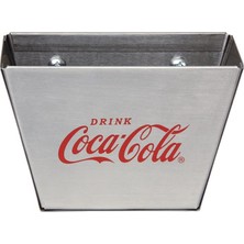 Leaf Shop Coca-Cola Paslanmaz Çelik Kapak Yakalayıcı, Kırmızı/gümüş