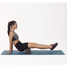 Leaf Shop Foam Roller Masaj Köpüğü Düz (Siyah + Sarı Orta Sert, 90 Cm)…