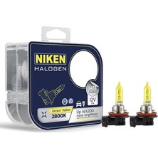 Leaf Shop 12V H11 55W Sarı Işık Ampul 2800K (2 Adet)