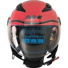 Free-M Çocuk Kaskı Kırmızı FR215-KIRMIZI M Beden