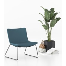 Bürotime Nova Bekleme Koltuğu, Boyalı Ayak & Atlas