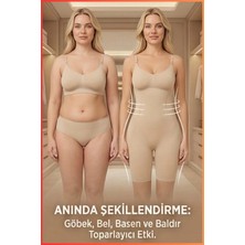 Figiza Tam Boy Tulum Korse Göbek Basen Baldır Toparlayıcı Extra Sıkılaştırıcı Vücut Şekillendirici Korse