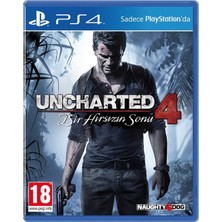 SONY Naughty Dog Uncharted 4: Bir Hırsızın Sonu Aksiyon Macera PS4 Oyun Çok Satan Türkçe Dublaj