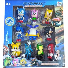 Brother Toys Sonic 10LU Figür Set Mavi Kirpi Sonik ve Arkadaşları Tails Knuckles