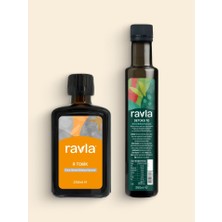 2'li Ürün - Ravla R Tonik Elma Sirkeli Bitkisel Içecek - 250ML /  Ravla Detoks-10 Sirkeli Bitkisel Içecek - 250ML