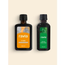 2'li Ürün - Ravla R Tonik Elma Sirkeli Bitkisel Içecek - 250ML /  Ravla Spirulinalı Bitkisel Karışım - 100ML